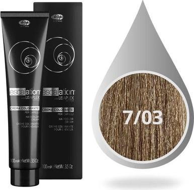 Image du produit Lisap Escalation 7/03 blond moyen naturel doré 100ml (Blond, Or)