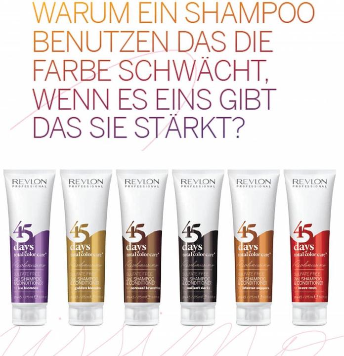 Produktbild Revlon Professional 45 Days Intens Copper (275 ml, Flüssiges Shampoo)
