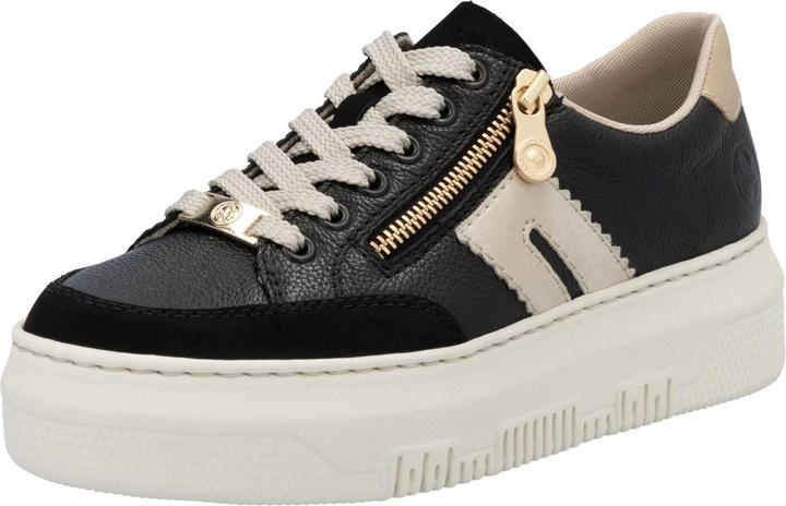 Schwarz/Beige
