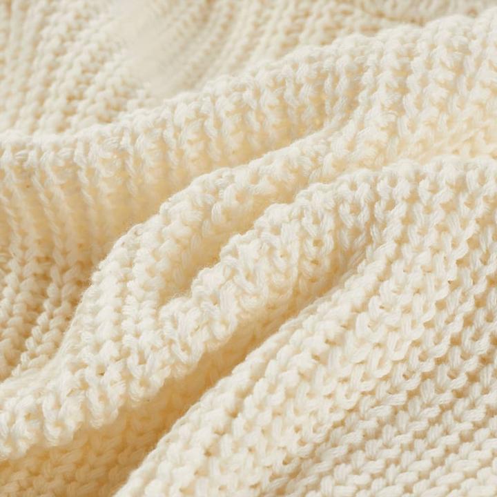 Image du produit VidaXL Veste en tricot pour enfants Blanc neige 128,Matière : 100 (128)