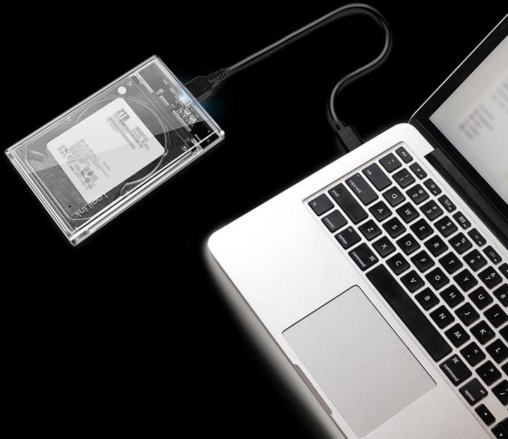 Immagine prodotto LogiLink Contenitore per hard disk da 2,5", HDD/SSD, USB 3.0, senza attrezzi (2.5")