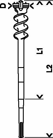 Produktbild Bosch Professional Zubehör PRO SDS max-9 Break Through Bohrer, 45 x 450 x 600 mm (45 mm)
