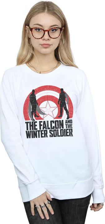 Image du produit - Sweat THE FALCON AND THE WINTER SOLDIER SHIELD SILHOUETTES - Femme (L)