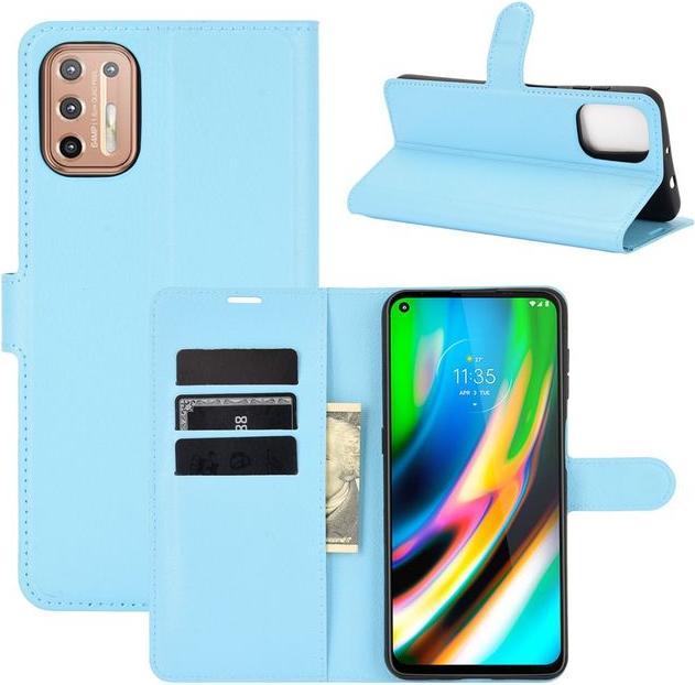 Productafbeelding MU Classic Litchi Leren Boekomslag Serie (Motorola Moto G9 Plus)