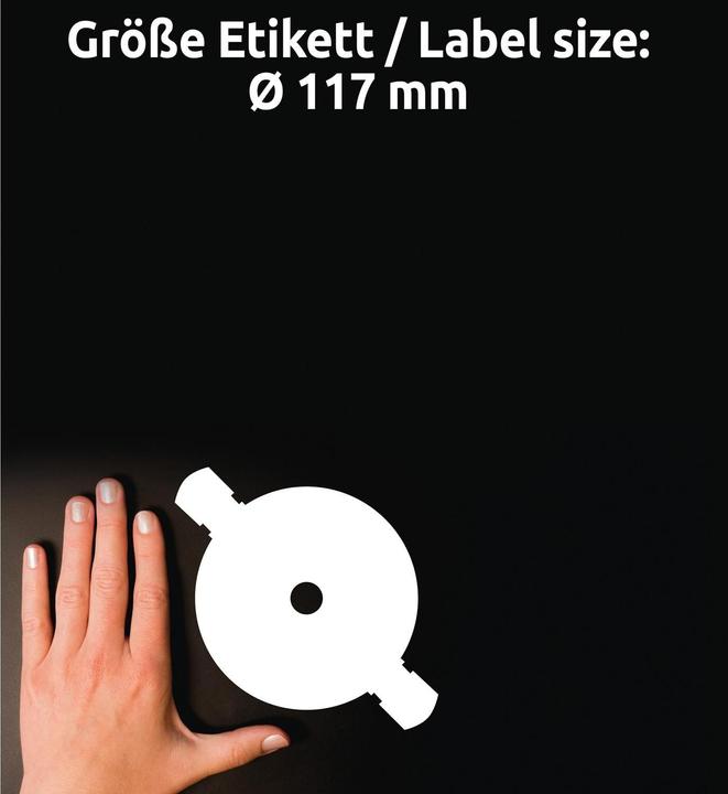 Produktbild Avery CD-Etiketten SuperSize