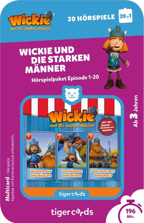 Produktbild Tigermedia multicard - Wickie und die starken Männer - Hörspielpaket Folge 1-20