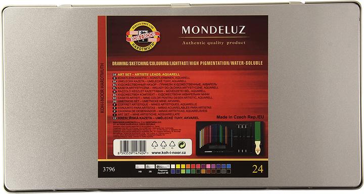 Actual product image Koh-i-Noor Mondeluz Watercolour Drawing Set (32 x)