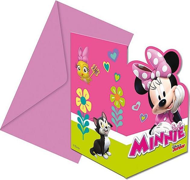 Produktbild Minnie Mouse 6 Einladungs-Set (6 Stk.)