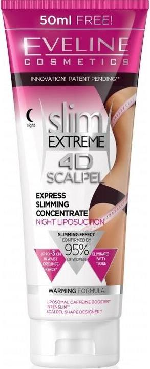Produktbild Eveline Cosmetics - Slim Extreme 4D Scalpel Express Slimming Concentrate Night Liposuction - Night (250 ml)