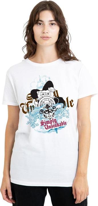 Actual product image Spongebob Squarepants Unisex Adult Simply Unsinkable T-Shirt (L)
