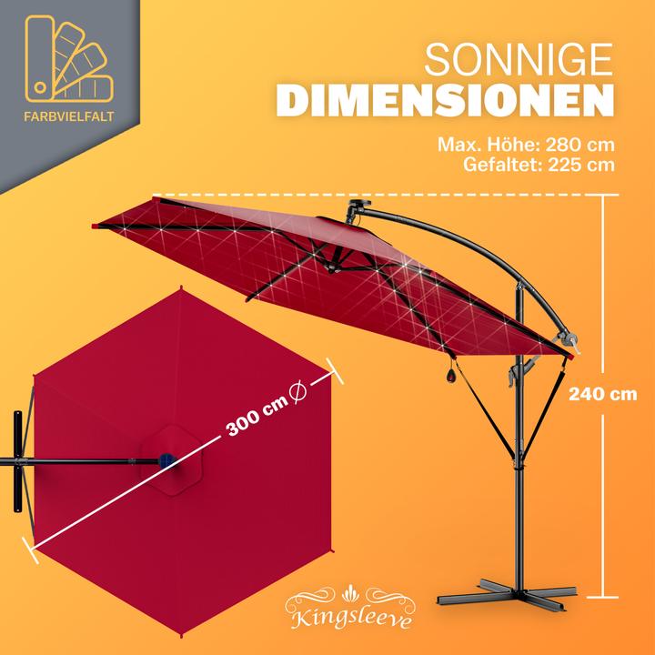 Actual product image Kingsleeve Parasol (3.07 m)