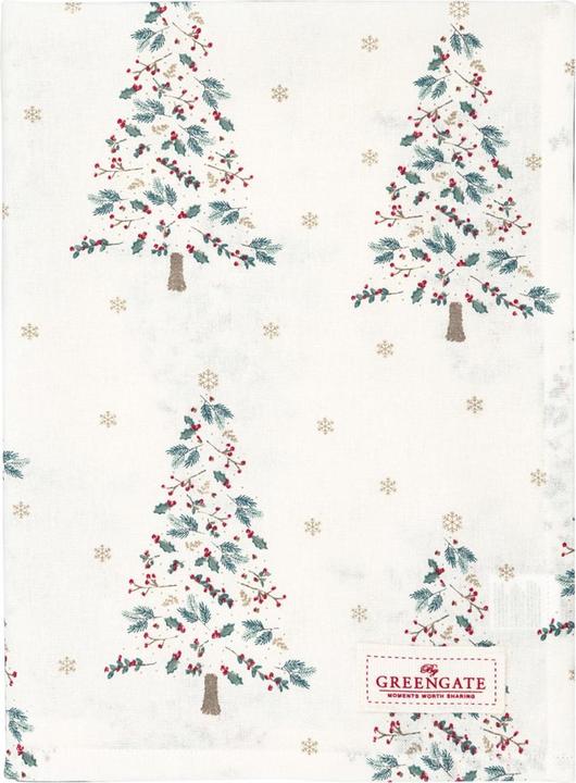 Nährwerte und Zutaten Greengate Lucie Xmas Geschirrtuch white 70x50cm (70 x 50 cm)