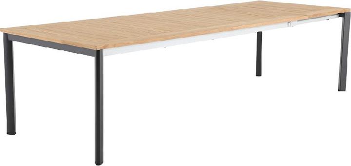 Royal Garden Alutapo Ausziehtisch Aluminium/Teak (103 cm)