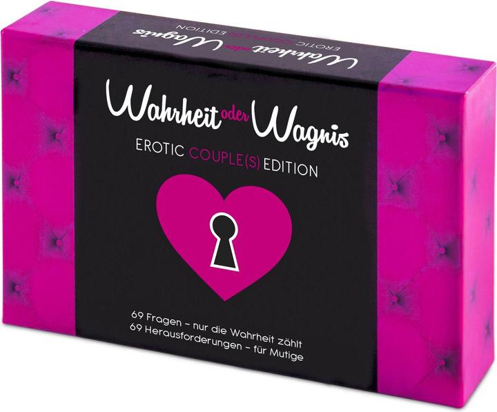 Actual product image tease & please Truth or dare (Deck of cards, German)