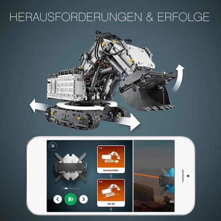Produktbild LEGO Liebherr Bagger R 9800 (42100, LEGO Technic)