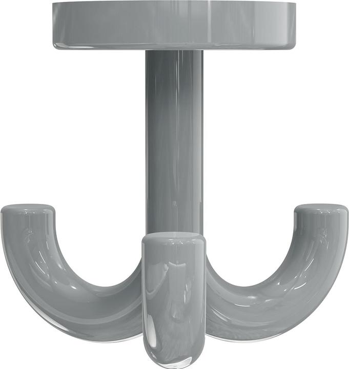 Actual product image Hewi Triple hook 477.90.050 triple A.50mm PA rock grey 95 H.70mm D.50mm