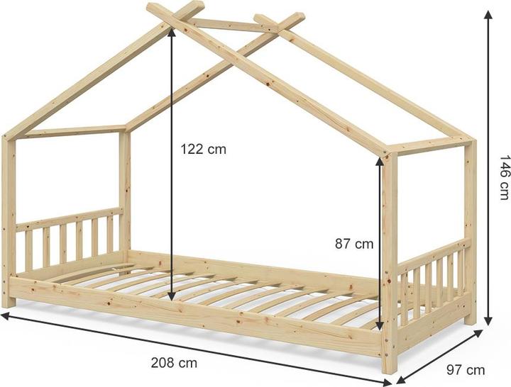 Produktbild VitaliSpa Hausbett Design (90 x 200 cm)