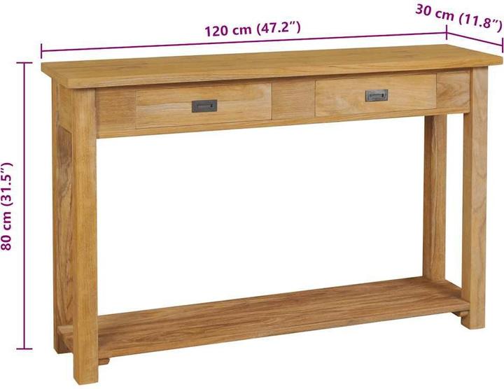 Image du produit VidaXL Franseza (120 x 30 x 80 cm)