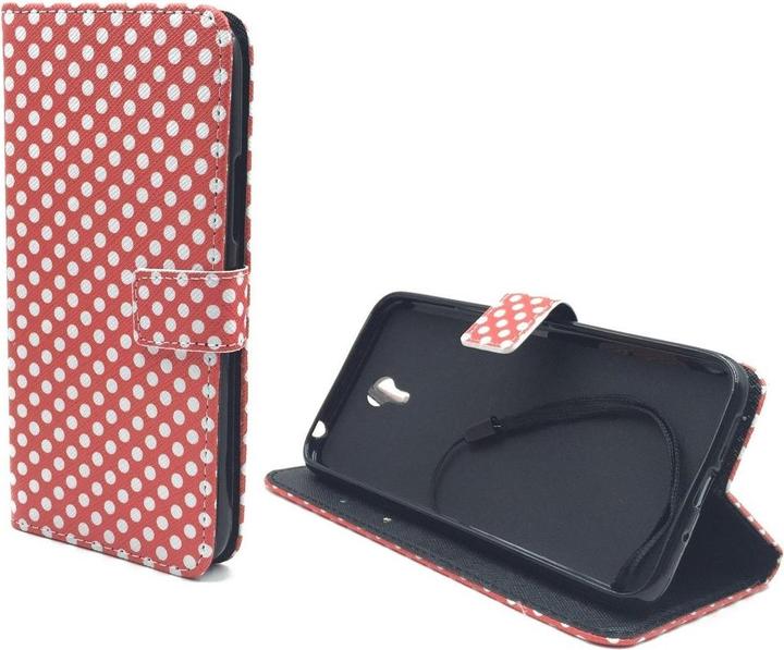 Actual product image König Design Protective Case for Lenovo ZUK Z1 Polka Dot Red Case Cover + 1 Armour Protection Glass (Lenovo Zuk Z1)