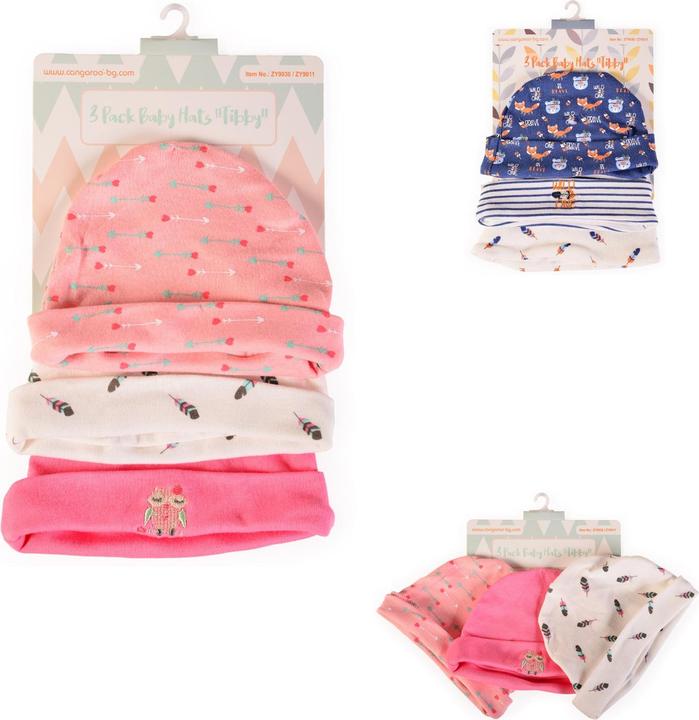 Immagine prodotto Cangaroo Set di 3 berretti Tibby Baby 46 cm (46)