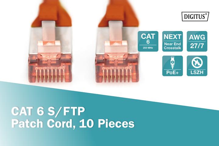 Produktbild Digitus Netzwerkkabel (S/FTP, CAT6, 1 m)