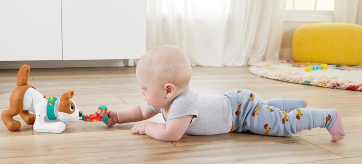 Actual product image Fisher-Price Crawling Dog Bello