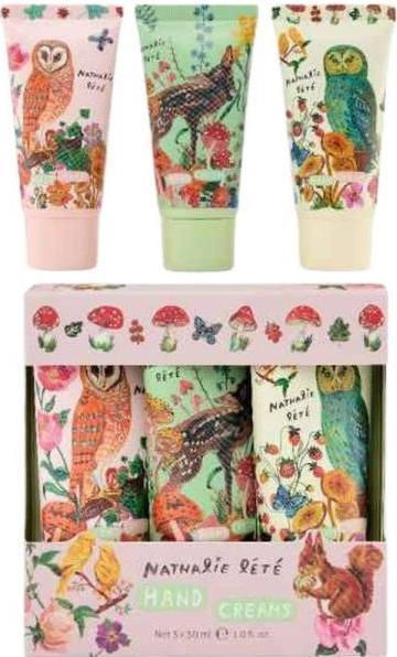 Nathalie Lété Geschenkspackung Handcreme 3 x 30 ml Forest (90 ml)