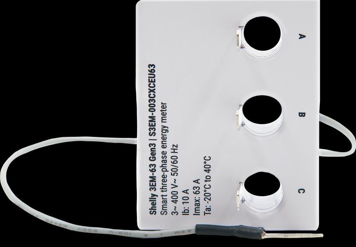 Produktbild Shelly 3EM-63T Gen3