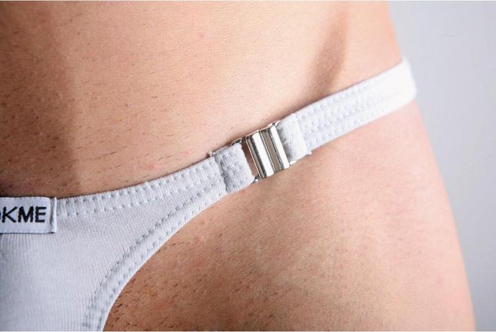 Immagine prodotto Look Me perizoma a strisce da uomo bianco Tu (XL)