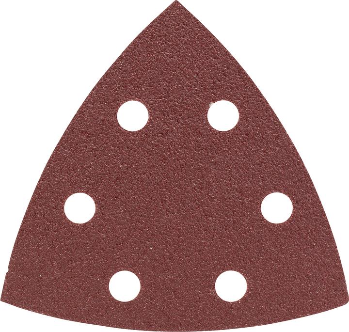 Image du produit Bosch Zubehör Set de feuilles abrasives pour ponceuses Delta, 93 mm, 80, 6 trous, pack de 25 (80)