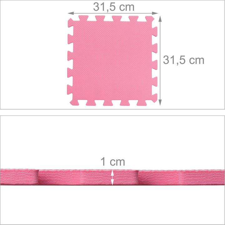 Actual product image Relaxdays . Puzzlematte (31.5 x 31.5 x 1 cm)