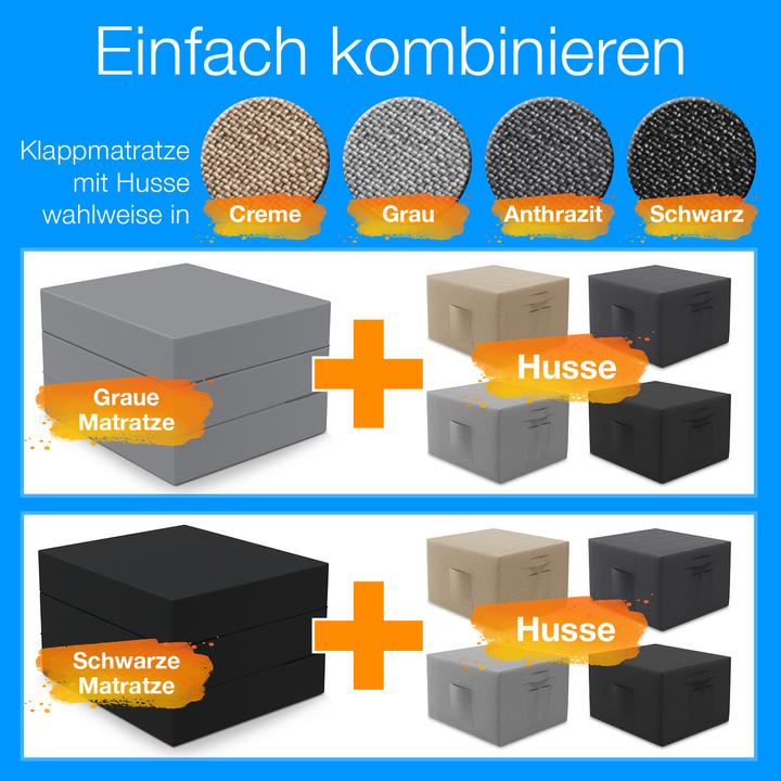 Actual product image Bestschlaf Folding mattress (90 x 200 cm, Foam core)