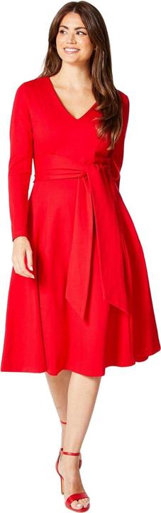 Actual product image Principles Womens/Ladies Belted Detail Seams Midi Dress (38 D)