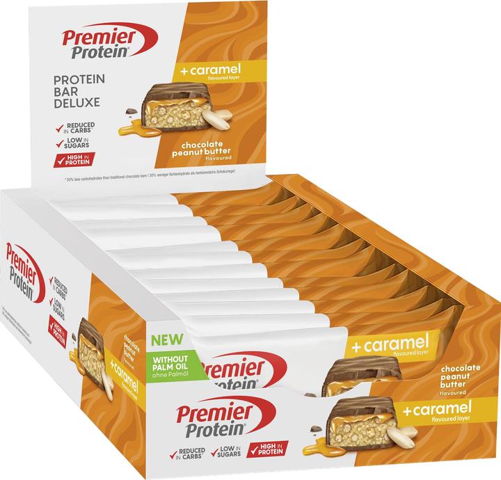 Image du produit Premier Protein Protein Bar Deluxe (Beurre d'arachide, 12 pcs, 600 g)