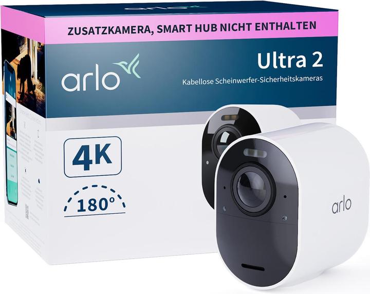 Actual product image Arlo Ultra 2 Spotlight camera, additional camera (3840 x 2160 pixels)