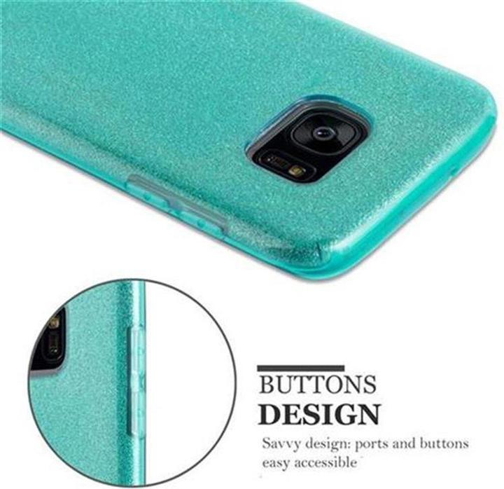 Produktbild Cadorabo TPU Glitzer (3-teilig) Cover (Samsung Galaxy S7 Edge)