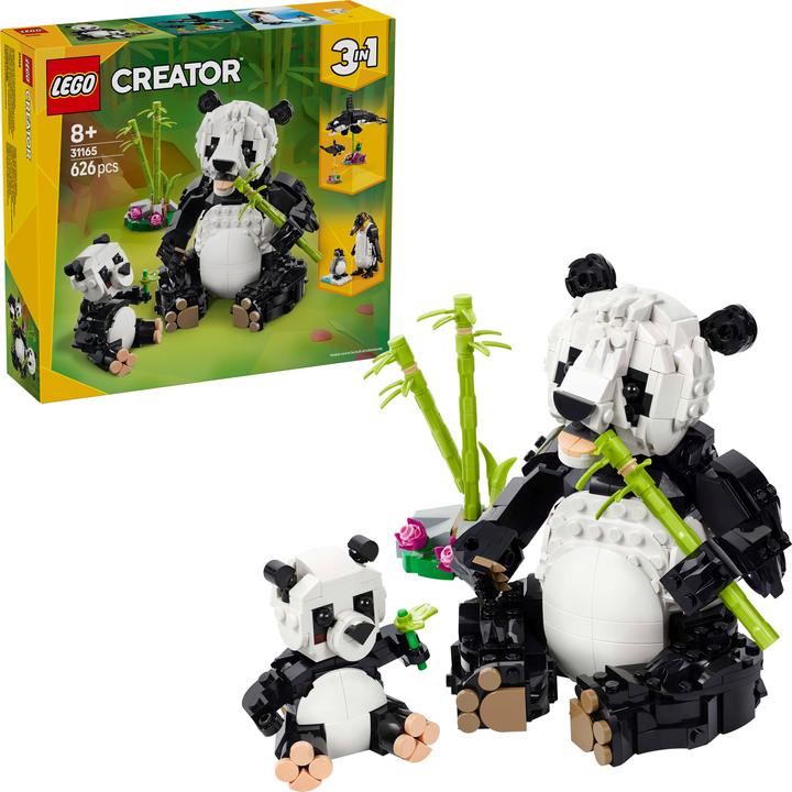 Immagine prodotto LEGO Wilde Tiere: Pandafamilie (31165, LEGO Creator 3-in-1)