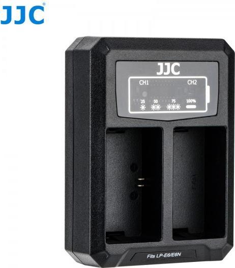 Produktbild JJC Duales USB-Ladegerät für Canon LP-E6N