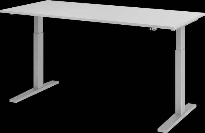Produktbild Hammerbacher UPLINER-K-Schreibtisch, elek. verstellb,700-1200mm, BxT 1800x800mm, lichtgrau (1800 x 800 x 700 mm)
