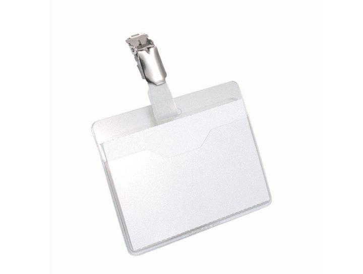 Produktbild Durable Hartfolien-Namensschilder mit Clip oben offen