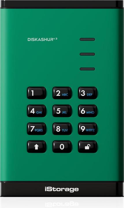 Immagine prodotto iStorage diskAshur3 HDD 2TB - Verde (2 TB)