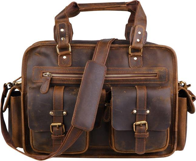 Produktbild Only-Bags.Store Dryden Buffalo Aktentasche, Walnuss