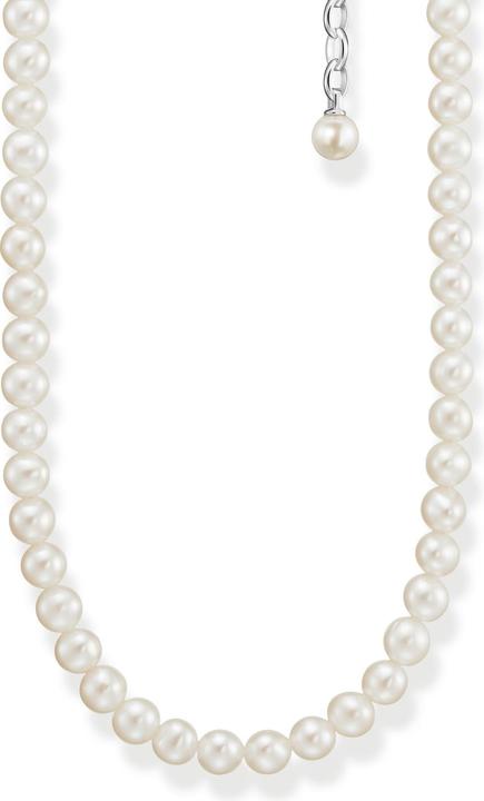 Produktbild Thomas Sabo Halskette Perlen Silber (925 Sterlingsilber, Geschwärzt, 40 - 45 cm)