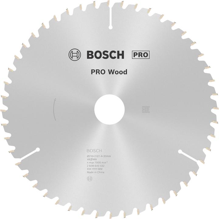 Produktbild Bosch Professional Zubehör PRO Wood Kreissägeblatt, 216 x 2 x 30 mm