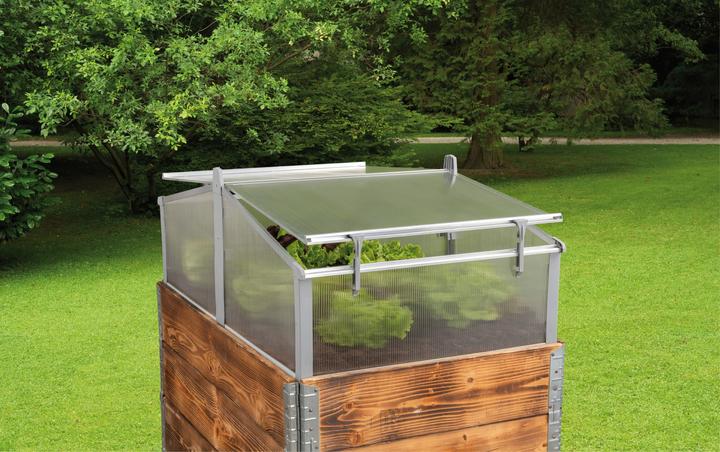 Actual product image Juwel Thermo cold frame EASY FIX 120/80 (for pallet frame raised beds 120x80 cm, rustproof aluminium