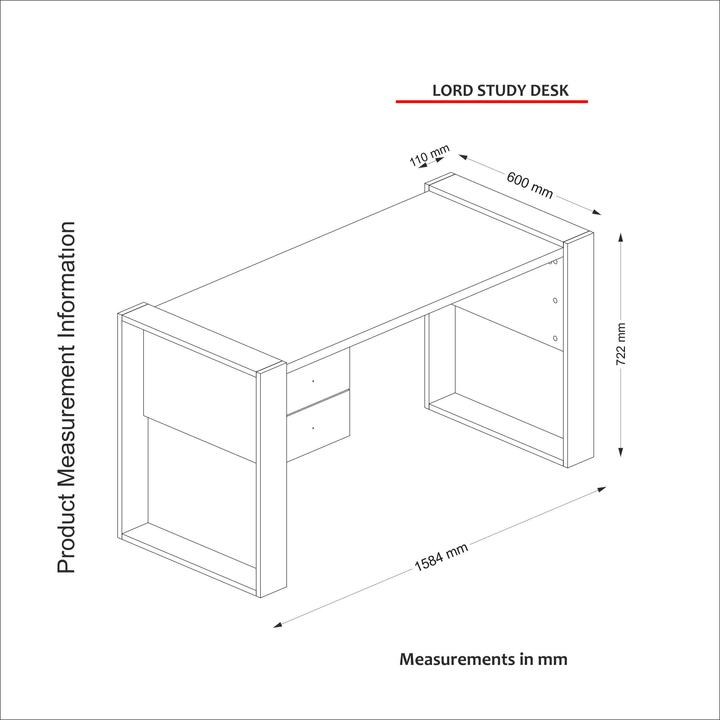 Produktbild Kalune Design Ishaan (158.5 x 60 x 72 cm)