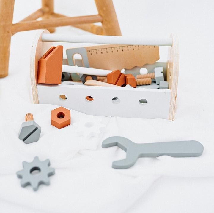 Produktbild Activity Board Werkzeugkasten, Geschenk für Geburtstagsjungen, Geburtsgeschenk, Werkzeugkinder