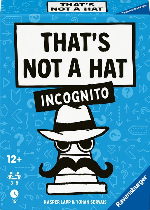 Image du produit Ravensburger 24685 That's not a hat - Incognito - Jeu de cartes pour 3-8 personnes (Allemand, Italien, Néerlandais, Français)