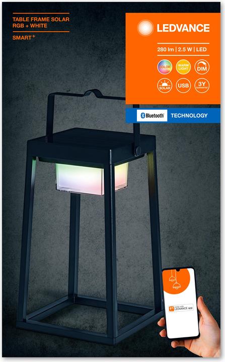 Produktbild Ledvance Smart+ Solar Table Frame Multicolor (280 lm, IP44)