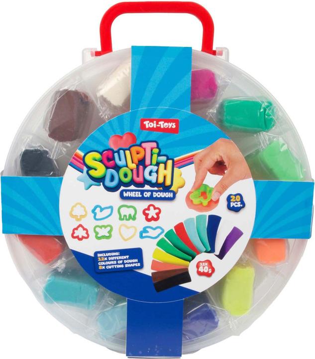 Image du produit Toi-Toys Sculptidough Clay-Set 12 x 40 Gramm, 20 Stück.